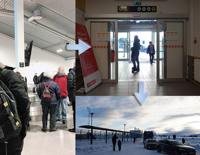 Kirkenes　キルケネス空港　フッティルーテンの旅